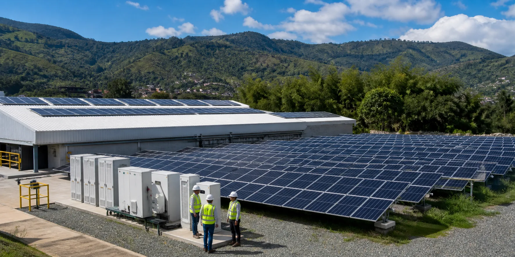 Planta solar fotovoltaica para empresas en Antioquia